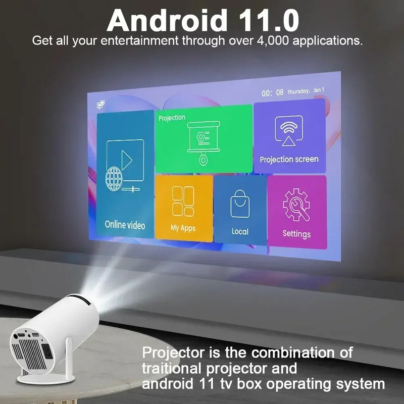 PRO Projector 4K Android 11